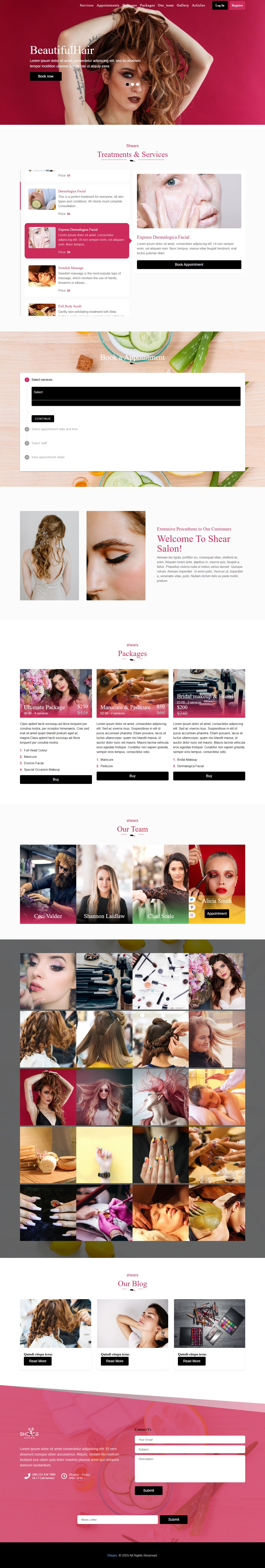 Beauty Salon Platform